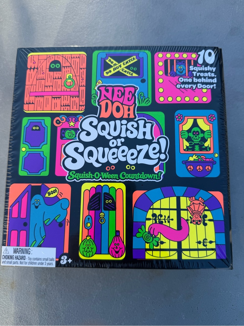 Authentic Schylling NeeDoh Squish or Squeeze Squish-O-Ween Countdown Calendar